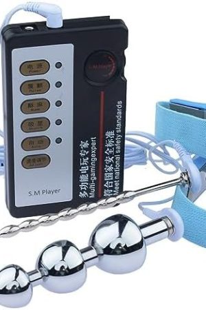 Anal Butt Plug Silicone Inserting Toys Sex Toys Electric Shock Metal Thread Anal Butt Plug Electro Power Box Massager Toys For Beginners And Advanced Users