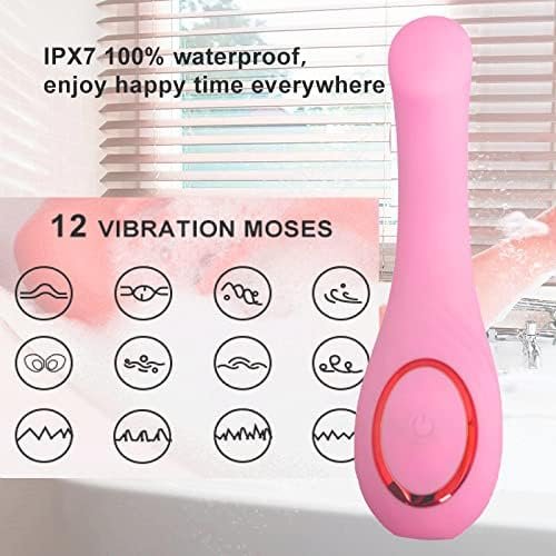 G-Spot Massager Vibrator Realistic Vibrators Dildo Anal Masturbation Stick Sensory Toys Sex For Adults, Pink, 6.54*2.25*1.77 Inch - Image 3