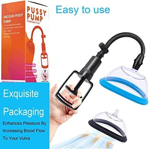 Manual Vagina Pump Clit Pump,Pussy Pump Sexual Enhancers Sex Toys For Women, Intense Vagina Pump System With Vacuum Release Valve, Manual Vagina Pump Clit Pump For Intense Stimulation Black - Image 2
