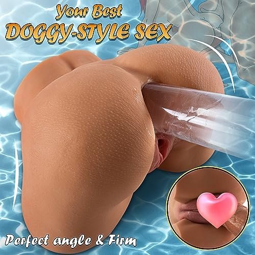 5.2Lb Sex Doll With Virgin Tight Pussy, Realistic Male Masturbator With Brown Lifelike Pussy Ass, Realistic Butt With Strong Suction Channel For Vagina Anal Sex Pleasure, Adult Sex Toys For Men - Image 2