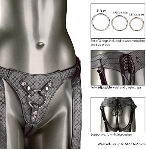 Calexotics Her Royal Harness The Regal Queen,Multi,12861_Silver - Image 2
