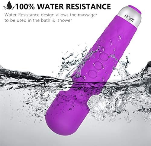 Female Vibrator, G-Spot & Sex Toy, 20 Modes & 8 Speeds Wand Massager, Quiet, Waterproof, Usb Rechargeable Vibrator, Hand-Held Cordless Sex Toys Vibrator For Her Pleasure (Purple) - Image 3