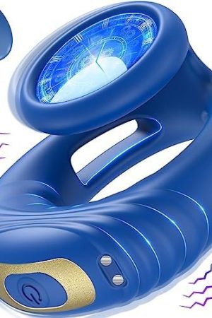 Vibrating Cock Ring Couples Sex Toys - Latune, Remote Control Penis Vibrator With 10 Intense Vibrations, Stretchy Dual Ring Vibrating Penis Ring For Harder Erections, Adult Mens Male Sex Toys For Men