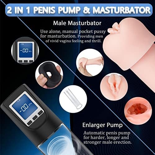 Electric Penis Vacuum Pump With 6 Suction Intensities, Rechargeable Automatic High-Vacuum Penis Enlargement Extend Pump, Penis Enlarge Air Pressure Device - Image 3
