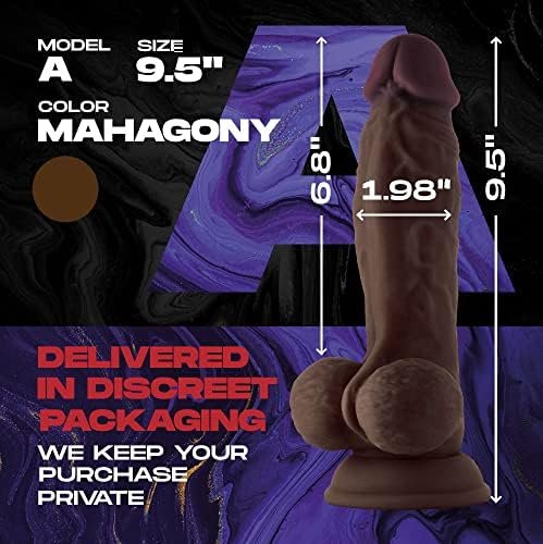 Shaft Model A Straight Flexiskin Double Layered Realistic Extremely Soft Dildo Sex Toys - Liquid Silicone Thrusting Dildo Vibrator - Penis Replica Sex Toy For Lesbian Gay And Couple - Image 2