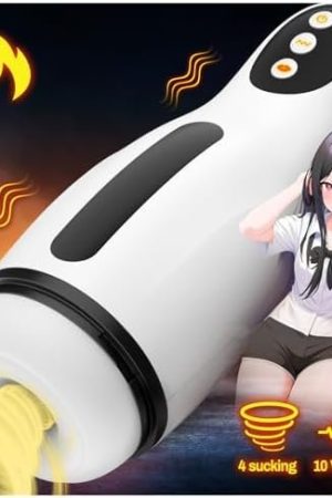 Gentle Sucking Male Masturbators Sex Toys, Electric Pocket Pussy Stroker With 10 Vibration & 4 Sucking Vibrator For Men, Blowjob Toy With 3D Realistic Textured Vagina Mens Adult Male Sex Toys For Men