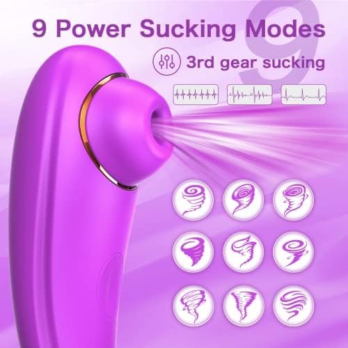 Clitoral Sucking Vibrator Stimulator Adult Sex Toys For Women Clit Suck With 9 Suction 3 Intensity Modes Dildo Nipple Pleasure Clot Sucker Toy Games - Image 2