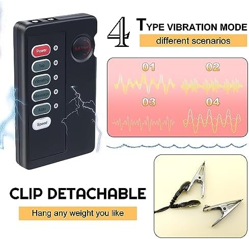Electric Shock Nipple Clip Chain, Nipple Toy Nipple Clamps, Sex Toy Nipple Adjustable Bdsm Nipple Clamps For Exciting Sexual Pleasure (Requires Two Aaa Batteries Installed) - Image 2