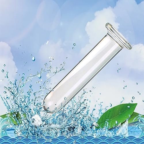 Glass Dildo Crystal Glass Wand Dildo Penis, Wtogetao Large Round Glass Butt Plug Huge Crystal Anal Plug Anal Masturbation Butt Expander Sex Wand Sm G-Spot Anal Pleasure Trainer For Men Women (2.5Cm) - Image 2