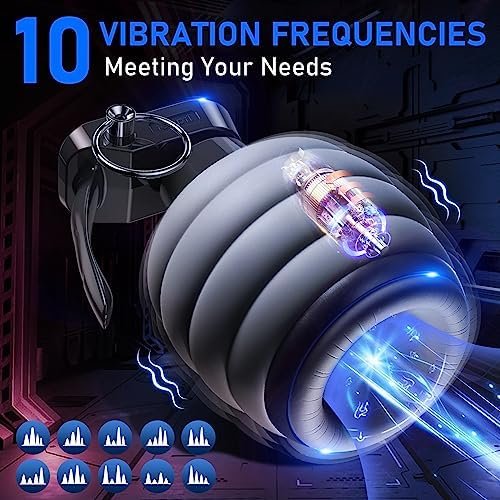 Male Masturbator Sex Toys For Men - Adult Toys Male Masturbators With 10 Vibrating Modes For Glans Ejaculation Training, Penis Pocket Pussy Male Stroker, Mens Sex Toys For Pleasure Prolong Endurance - Image 2