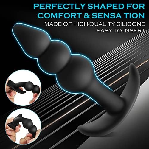Butt Plug Pack Of 3 Silicone Anal Beads Butt Plugs Training Set Adult Sex Toys For Women,Men And Beginners - Image 2