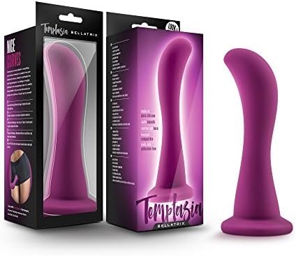 Blush Temptasia Bellatrix - Puria Silicone G Spot Stimulator - Featuring Satin Smooth Ultrasilk For A Sensuous Feel - Works Great With A Strap On - A Luxury Sex Toy For Women - Plum