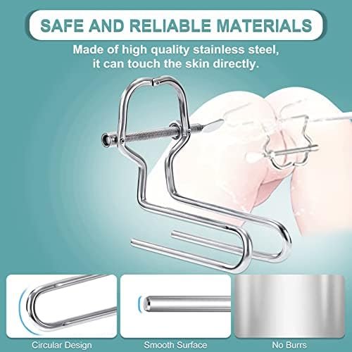 Difflue New Metal Vaginal Dilator, Metal Anal Plugs Adjustable Butt Plug With Stainless Steel Material - Image 3