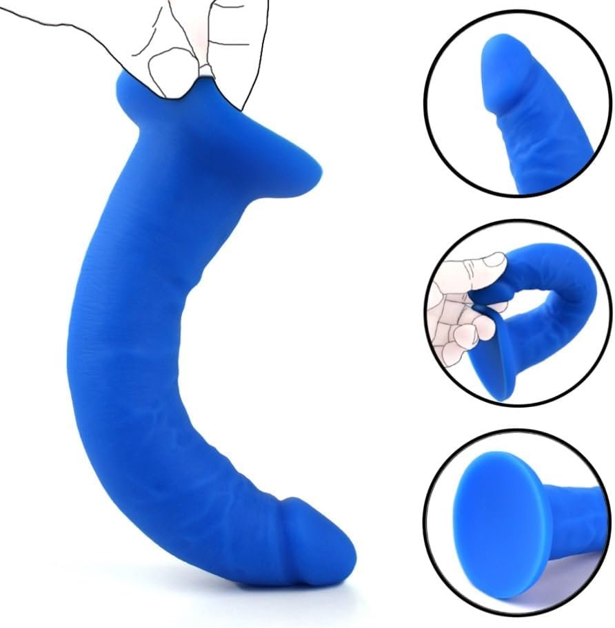 Lifelike Realistic Dildo Adult Sex Toy, Suction Cup Base Dildo, Veiny Texture, Pure Silicone Nontoxic, G-Spot Massager Dildo For Women, Prostate Anal Sex Toy For Men, Dialtor Sex Simulator - Image 3