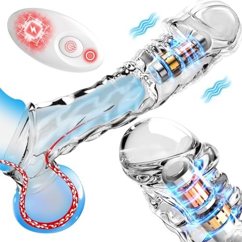 Penis Sleeve Cock Vibrator With Penis Ring Sex Toys - 3.6 Inch Clear Cock Sleeve With 10 Vibrating Modes And Remote Control, Cock Ring Ultra-Soft Penis Enlarger Adult Sex Toy For Men And Couples