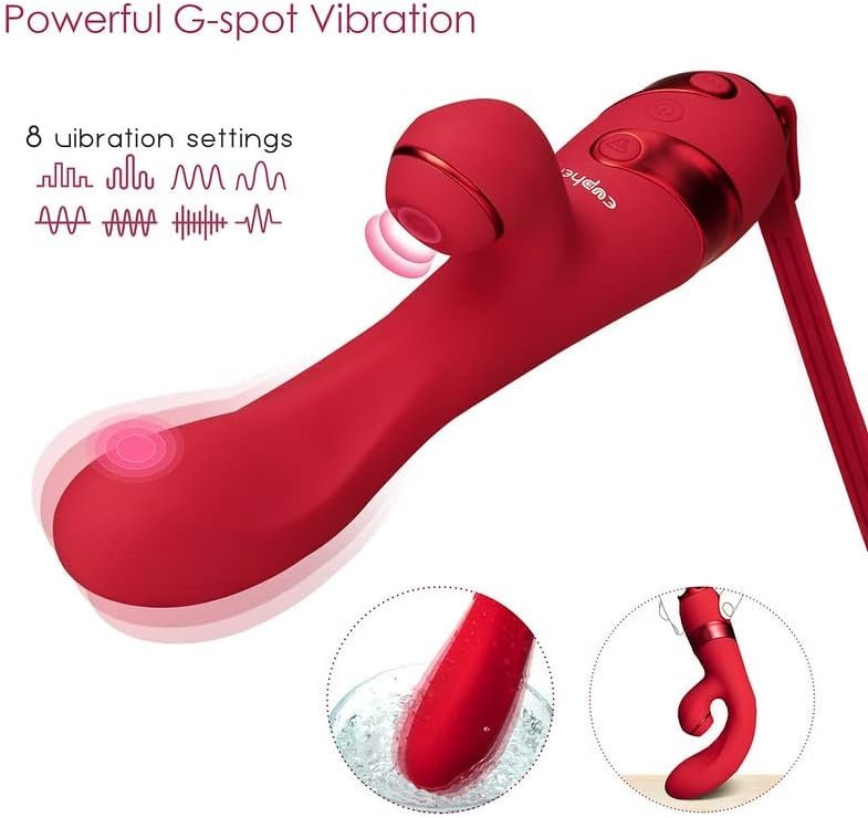Rabbit Vibrator For Women, Bdsm Detachable Whip 10-Frequency Vibration Mode With Clitoris Stimulator Adult Sex Toys For Female Couples - Image 2