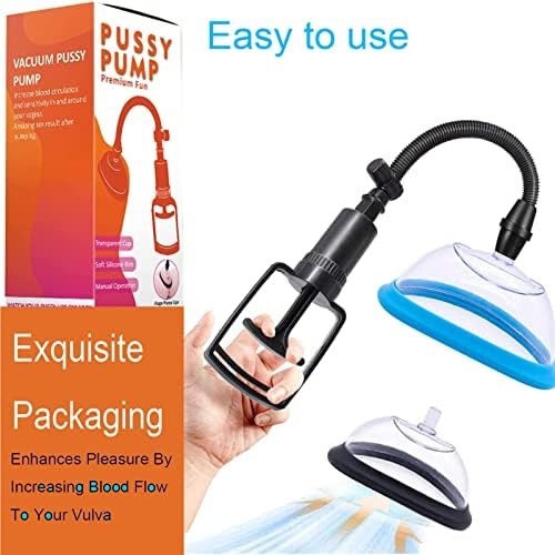 Manual Vagina Pump Clit Pump For Intense Stimulation, Clitoral Stimulator Pump To Increases Sensation And Enhances Female Pleasure Black - Image 2