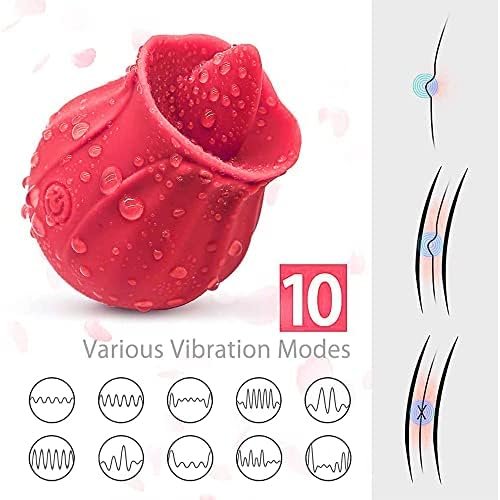 Newly Sex Small Rose Toy For Woman - Clitoral Vibrator Sex Stimulator, G-Spot Teasing Nipple Clitoris Masturbating Things For Women Pleasure, Vibrating Sex Adult Toys, New Sex Toys For Woman Gifts - Image 2