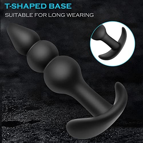 Butt Plug Pack Of 3 Silicone Anal Beads Butt Plugs Training Set Adult Sex Toys For Women,Men And Beginners - Image 3
