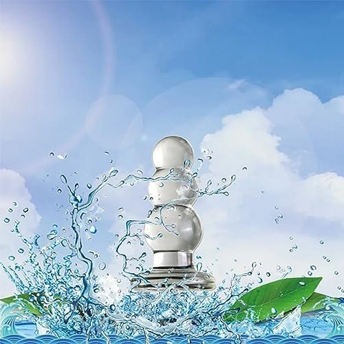 Wtogetao Glass Dildo Butt Plug, Crystal Glass Anal Plug Transparent Anal Beads With Round Base G Spot Stimulation Massager Pleasure Wand Penis Masturbation Anal Sex Toys For Couple Women Men (4 Ball) - Image 2