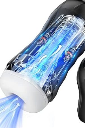 Automatic Male Masturbator Cup Sex Toys Sucking Male Masturbators Toys For Men With 5 Sucking & 10 Vibrating, Male Penis Vibrator Pocket Pussy Vibrating Stroking Toy Penis Stimulation For Men Black