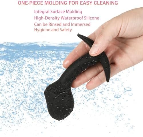 Amazbee Anal Plug Kit 3 Pcs Silicone Butt Plug Training Set With Curved Base & Imitation Dildo Prostate Sex Toys For Adult Women Men And Couples (3 Pcs) - Image 3