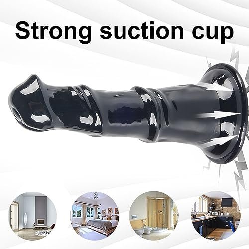 Black Xl Huge Dildo: 14 Inch Horse Thick Dildo - Realistic Extra Large Fat Dildo, Soft Adult Monster Toy With Suction Cup For Hands-Free Play And Pleasure, Suitable For Women And Men - Image 3