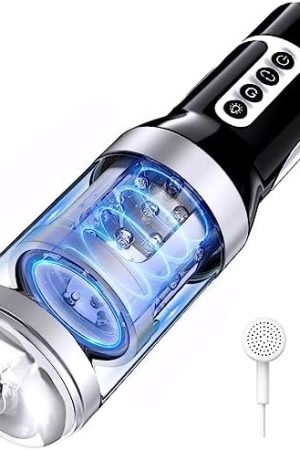 Automatic Blowjob Sex Machine Male Masturbator, Adult Sex Toys For Men, Rotating Vibrating Hands Free Men'S Sex Toy Stroker Penis Vibrator, Masturbators Pocket Pussy For Men Pleasure Realistic