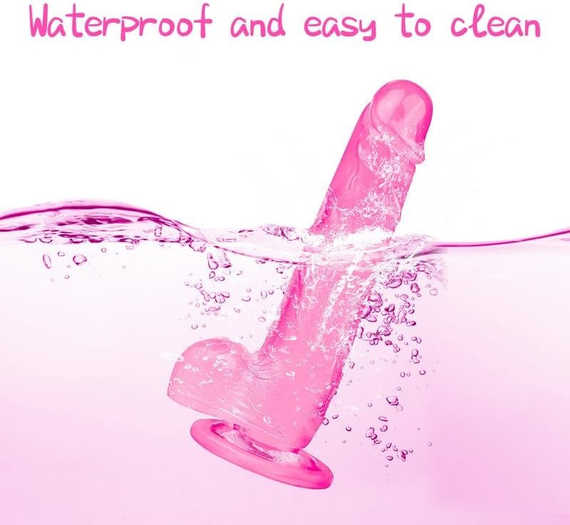Dildo, Sexy Toys For Women, Pink Dildo, 8.5 Inch Realistic Big Thick Silicone Large Dildo With Suction Cup For Hands-Free Play Anal Sex Toys For Women Adult Couple Femal, Pink - Image 2
