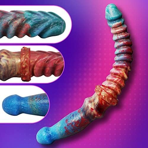 Sex Factory Liquid Silicone Double Ended Dildo Large Real Dildo G Spot Double Ended Dildo Bendable Fetish Gay Lesbian Available - Image 3
