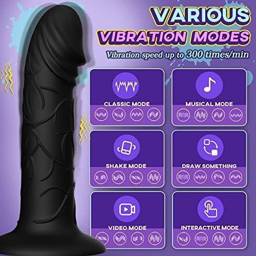 Vibrating Prostate Massager With Super Vibration Motor, Dildo Shaped Anal Vibrator With App Intelligent Control, Tivino G-Spot Vibrating Anal Sex Toy For Couples - Image 3