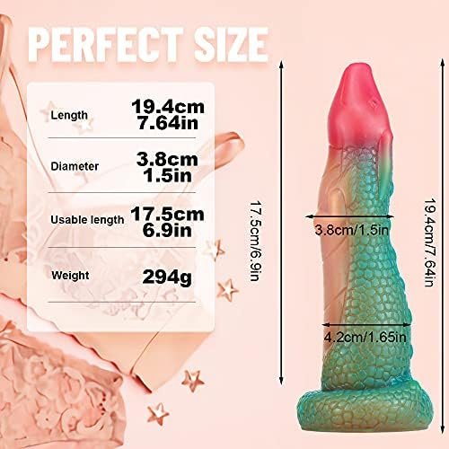 Dragon Realistic Dildo Liquid Silicone G Spot Stimulation Dildos With Powerful Suction Cup For Hands-Free Play Anal Plug Prostate Massager Adult Sex Toy - Image 2