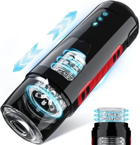 Automatic Male Masturbator Sex Toys For Men With 7 Thrusting & Roating Modes Male Sex Toys 3D Realistic Textured Sleeve Male Masterburbater Men'S Vibrating Sex Machine Adult Sex Toys & Games