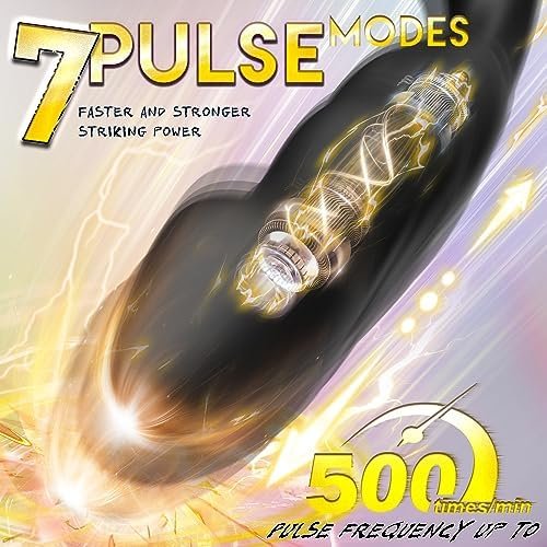 Prostate Massager Anal Vibrator With 2 Vibrating Cock Ring, Anal Sex Toys Anal Plug With 7 Pulse & 12 Vibrating Modes, Anal Dildo Butt Plug Sex Toys For Men And Couple Gay Pleasure With Remote Control - Image 2