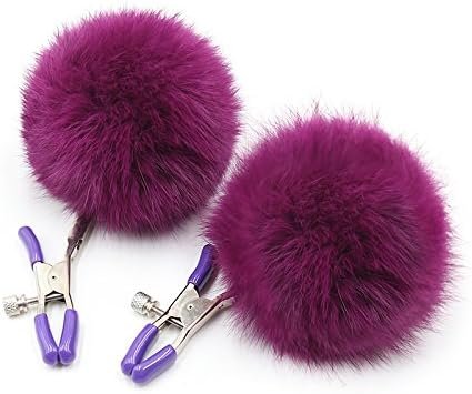 Premium Furry Nipple Clamps Restraints For Sex