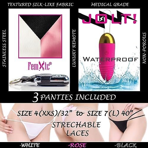 Womens Remote Control Vibrating Panties With Jolt! As Seen On The Ugly Truth (3 Pairs, Fits All) - Image 3
