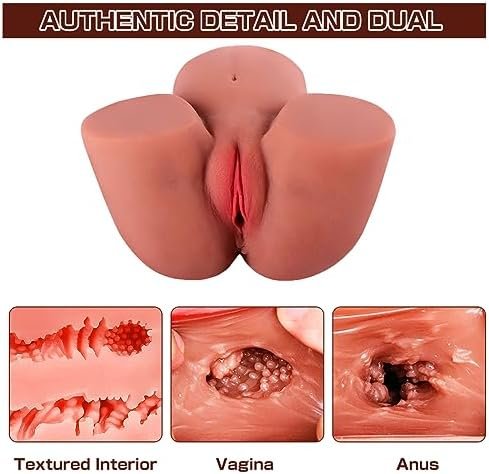 Male Masturbator Sex Doll For Men,3D Lifelike Soft Butt With Vagina Anal,Pocket Pussy,Sexy Skin Tone,Realistic Sex Toy For Adult(4.85Lb,9.45X7.87X5.51In) - Image 2