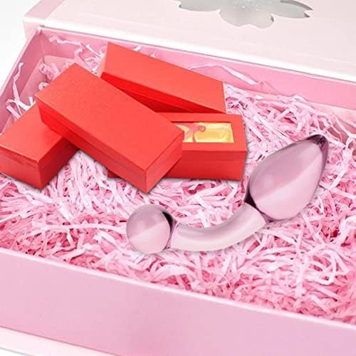 Luxury Crystal Anal Plug Prostate Massage G Spot Fetish Butt Plug Smooth Glass Pleasure Orgasm, Rose Pink - Image 3