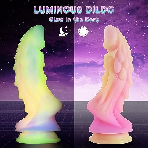 Realistic Monster Dildo, 8.66Inch Thick Huge Anal Dildo With Suction Cup For Hands-Free Play, Big Dragon Fantasy Dildo Silicone G Spot Dildo Anal Plug Prostate Massager Adult Sex Toys For Women Men - Image 2