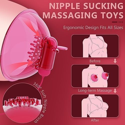 Celldance Sex Toys For Women Nipple Toys Clitorals Stimulator With 10 Vibration Modes, Vibrator Toy Nipple Suckers Tongue Licking Rechargeable Adult Toys For Couples Pleasure, Juguetes Sexuales - Image 2