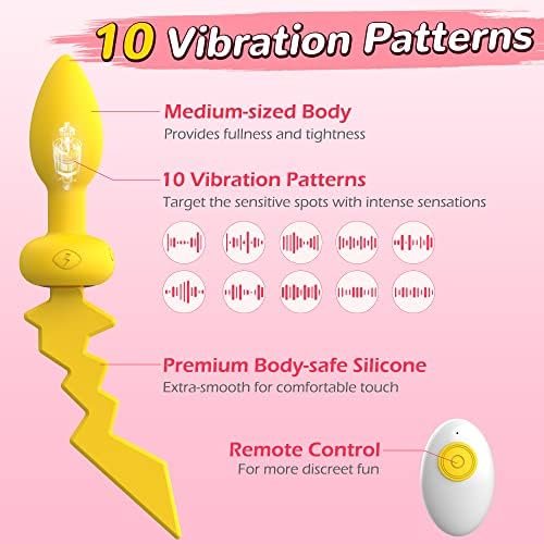 Anal Sex Toys Vibrators Vibrating Butt Plug Sex Toy, Anal Plug Remote Control Anal Toy With 10 Vibration Settings, Waterproof Silicone Adult Toys & Games - Image 2