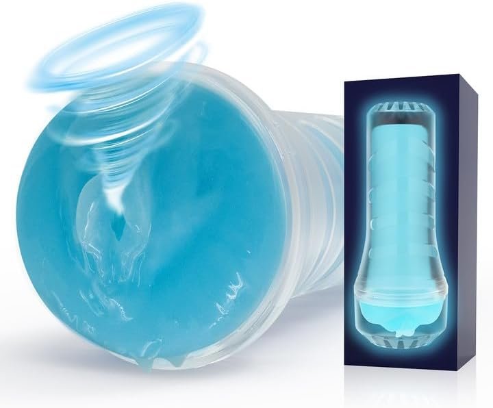Luminous Male Masturbator Male Sex Toys For Men,Glowing Male Sex Toys With 3D Realistic Texture Blowjob Male Stroker Pocket Pussies, Adult Toys Pocket Pussies,Sex Toys For Men - Adult Toy Male Sex