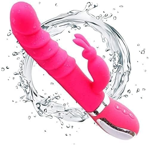 Sex Toys For Women, Vibrator For Women, Sexual Tools For Female Heating Rabbit, G Spot Stimulator 10 Powerful Mode With Licking, Waterproof Soft Silicone