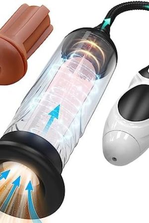 Penis Pump Male Sex Toys - Penis Vacuum Enlargement Extend Pump Male Masturbator With Pocket Pussy, Electric Penis Enlarger For Men Stronger Bigger Erection With 4 Vacuum Intensities & 4 Suction Modes