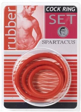Spartacus Metal Cock Ring, Chrome, 3-Pack - Image 2