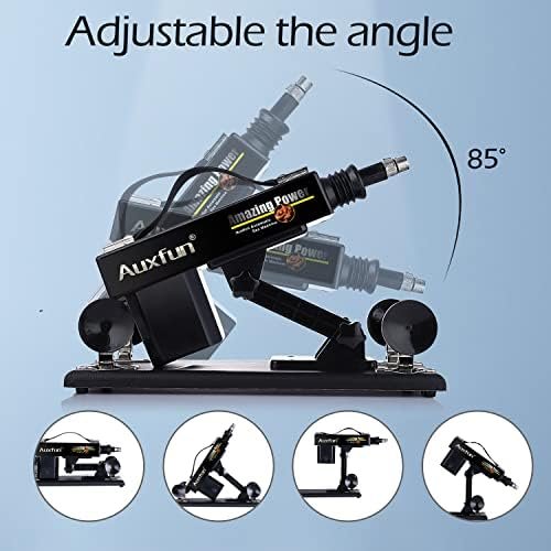 Auxfun Sex Machine Device Sex Toys With Realistic Dildos For Women Men, 3Xlr Adjustable Thrusting Machines Male Masturbtion Cup Automatic Fucking Machine Gun - Image 3