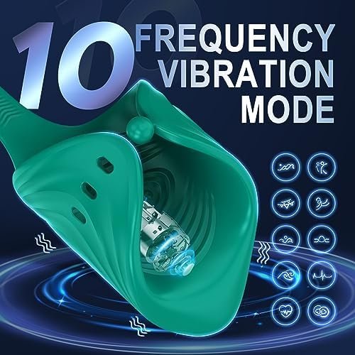 Adjustable Male Sex Toys For Men - Male Masturbator Penis Vibrator Training 10 Modes App Control, Vibrating Sex Toy Strokers Glans Trainer Stimulator With Cock Ring, Hands Free Adult Sex Toys & Games - Image 2