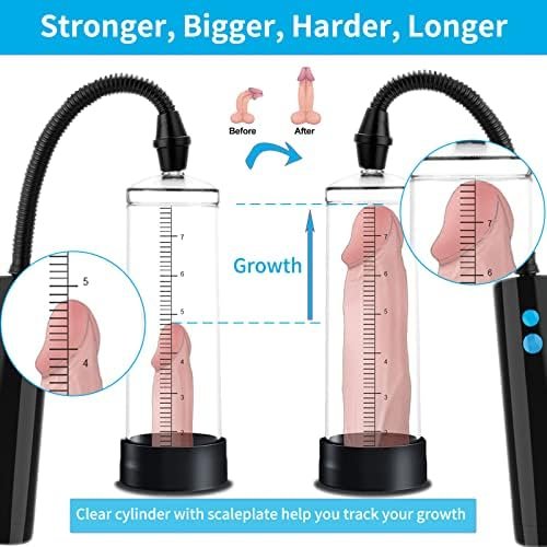 Updated Electric Hipgaga Penis Vacuum Pump, Rechargeable Erection Device, Automatic Male Masturbator For Men Enlargement Sex Toys & Enlargers New Adult Toy Sex - Image 2