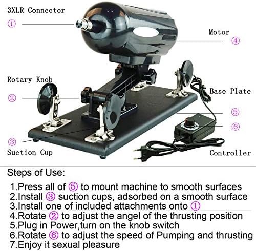 Fredorch Automatic Sex Machine Sex Toys,Thrusting Machines For Men Women,Love Machine Device Gun With Handle Sucker Dildo Attachments (Love Machine For Women) - Image 3