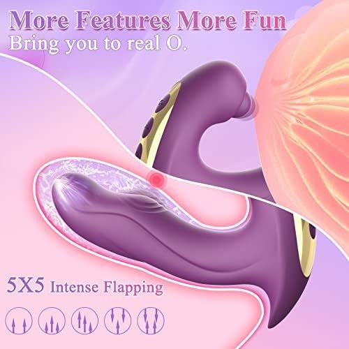 Adult Sex Toys G Spot Vibrator - 3 In 1 Wearable Vibrators Thrusting Dildo With 5X5X10 Pulsating & Vibrating Wand For Clitoral Nipple Anal Stimulation, Female Couples Sex Toys For Woman Pleasure - Image 3